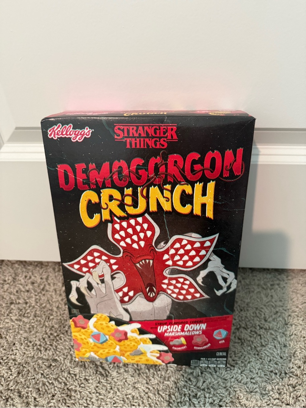 Stranger Things Demogorgon Crunch Cereal Kelloggs new never opened